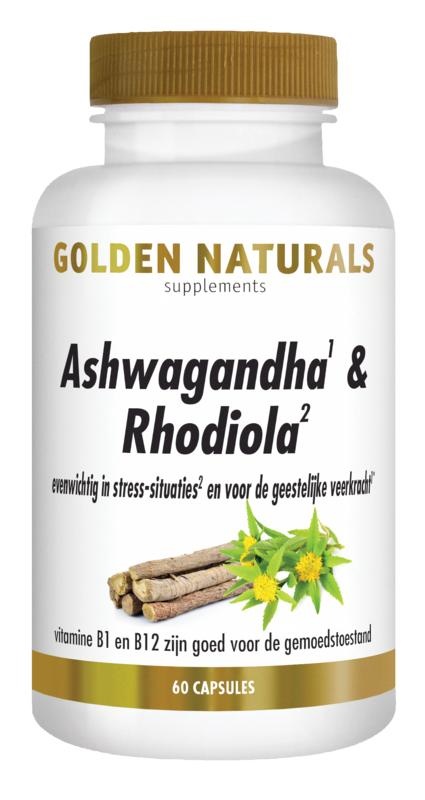Golden Naturals Ashwagandha & Rhodiola Golden Naturals Ashwagandha & Rhodiola