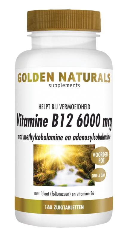 Golden Naturals Golden Naturals Vitamine B12 6000 mcg