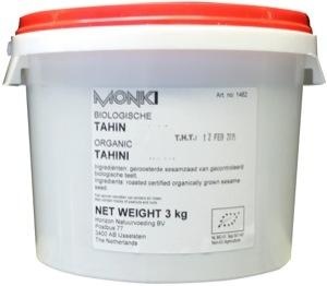 Monki Monki Tahin zonder zout eko bio (3 Kilogr)