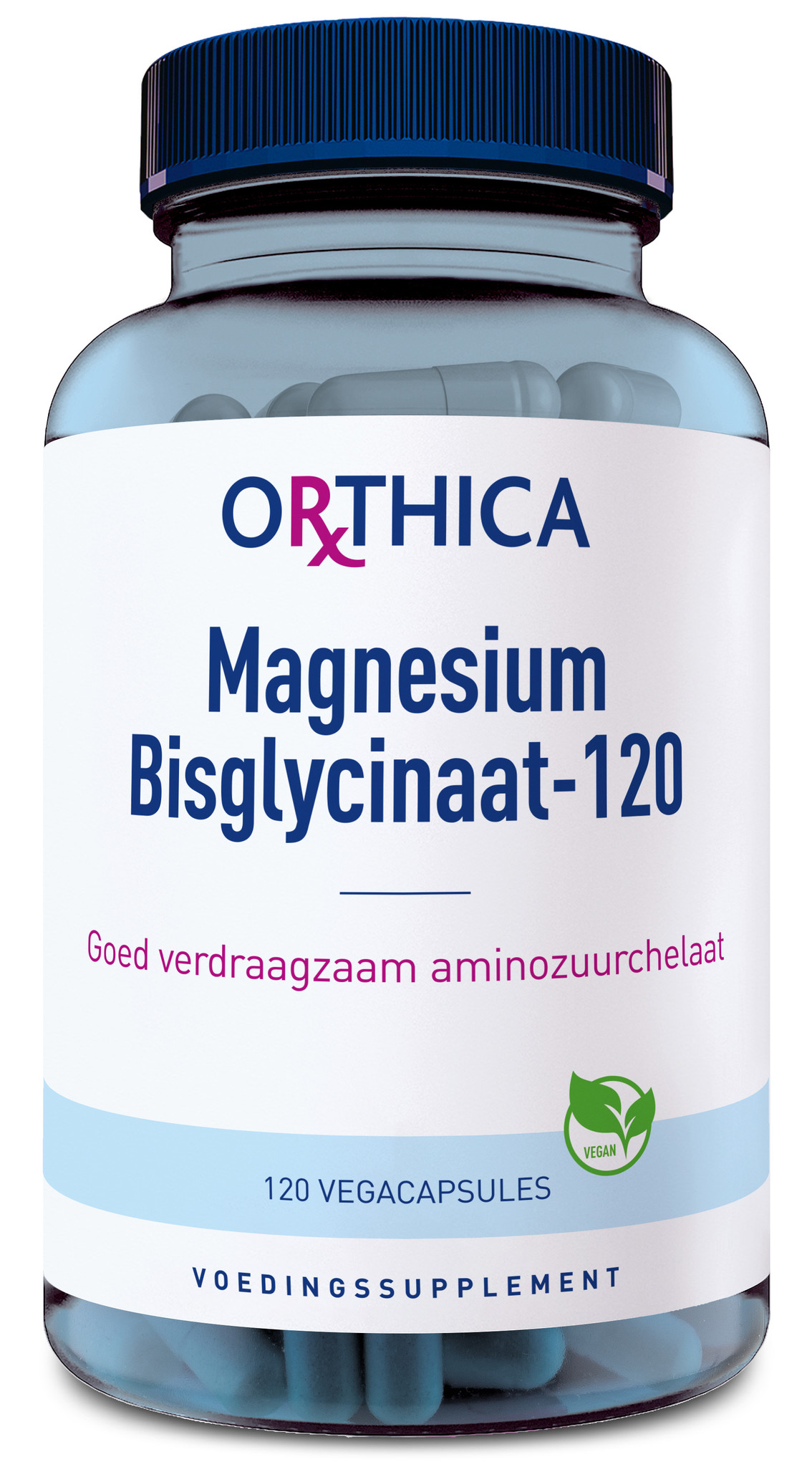 Orthica Orthica Magnesium bisglycinaat (120 vega caps)