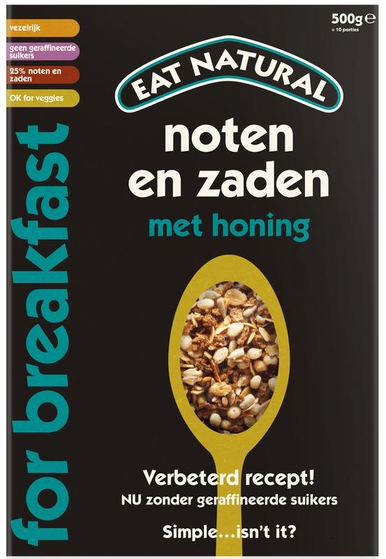 Eat Natural Eat Natural Breakfast noten & zaden (500 gr)