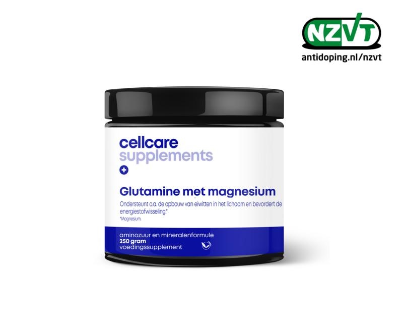 Cellcare Glutamine met magnesium (250 Gram) Cellcare Glutamine met magnesium (250 Gram)