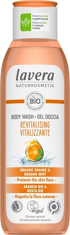 Lavera Lavera Douchegel / body wash revitalising bio EN-IT (250 ml)