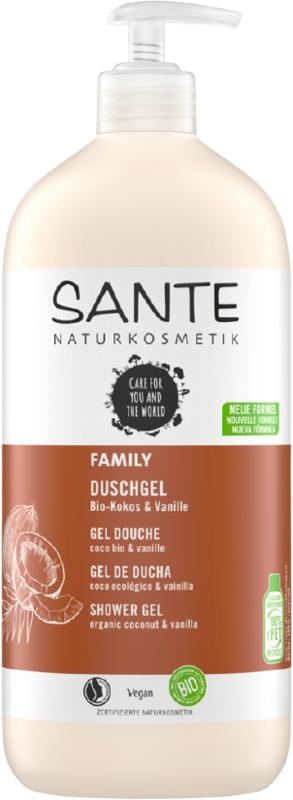 Sante Sante Family showergel coconut & vanilla bio (500 ml)