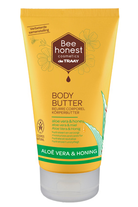 Traay Bee Honest Traay Bee Honest Bodybutter aloe vera & honing (150 ml)