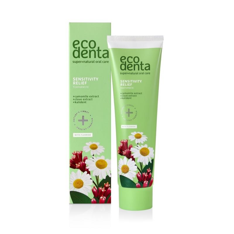 Ecodenta Tandpasta gevoelige tanden kamille (100 Milliliter) Ecodenta Tandpasta gevoelige tanden kamille (100 Milliliter)