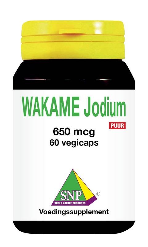 SNP SNP Wakame jodium 650mcg (60 vega caps)