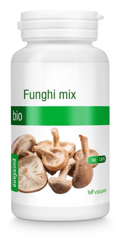 Purasana Purasana Funghi mix vegan bio (60 vega caps)