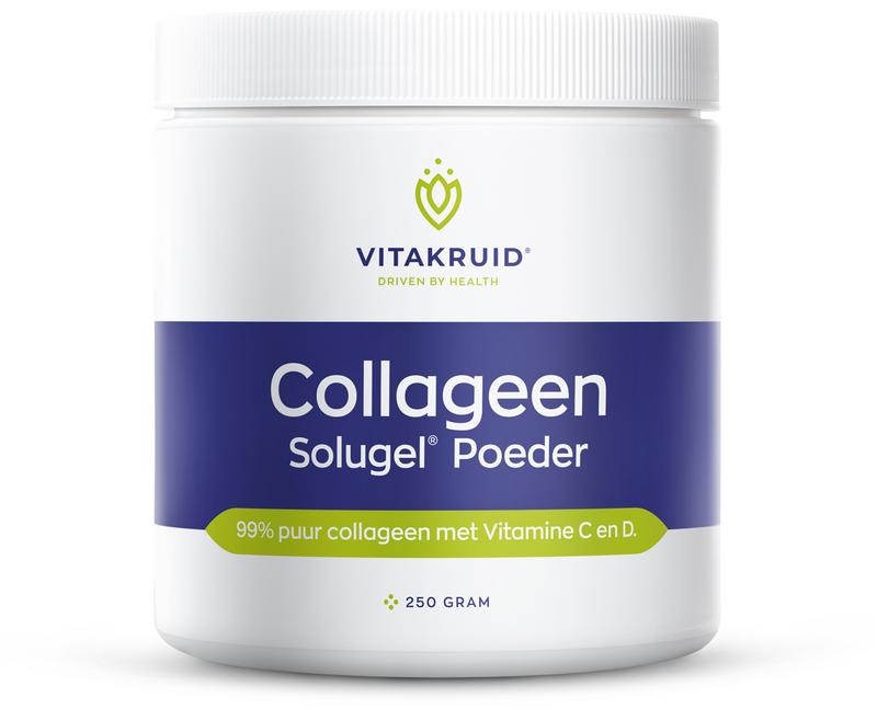 Vitakruid Vitakruid Collageen solugel poeder met C en D (250 gr)