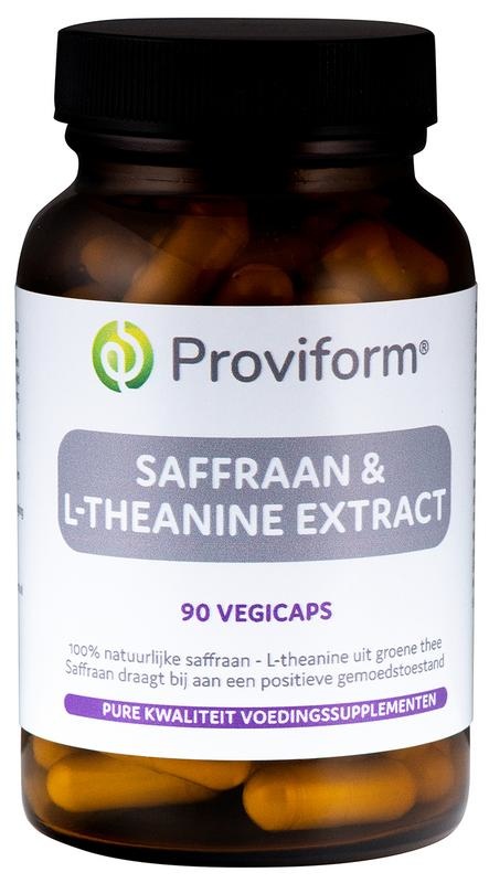 Proviform Proviform Saffraan 30mg active & theanine extract (90 vega caps)