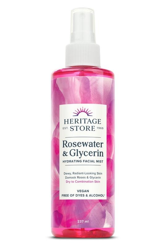 Heritage Store Heritage Store Rosewater with glycerin (237 ml)