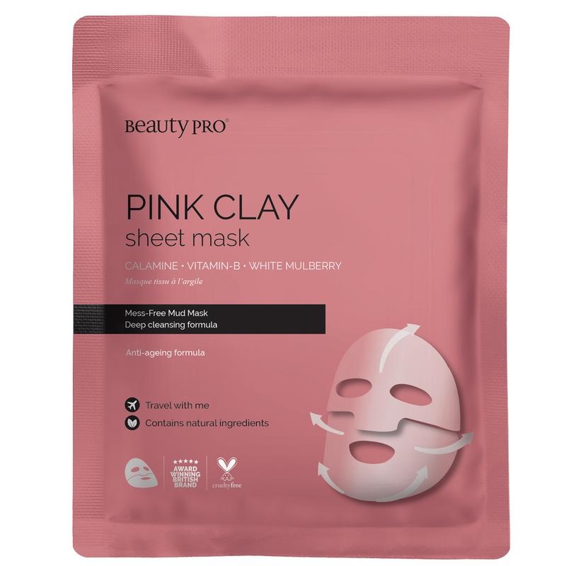 BeautyPro Gezichtsmasker Roze Klei