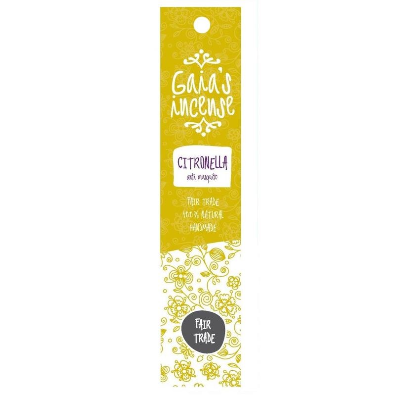 Gaia's Incense Gaia's Incense Wierook citronella (15 st)