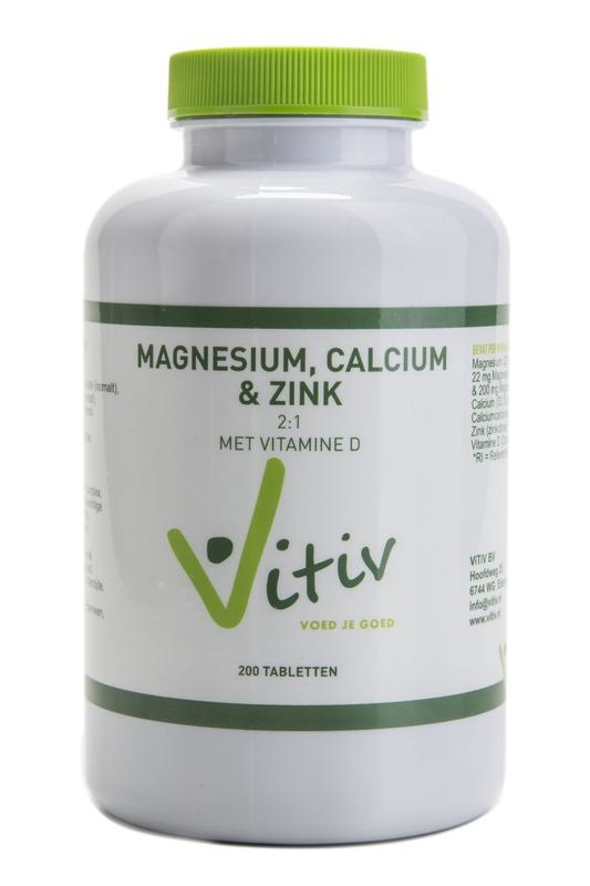 Vitiv Vitiv Magnesium calcium zink (200 tab)