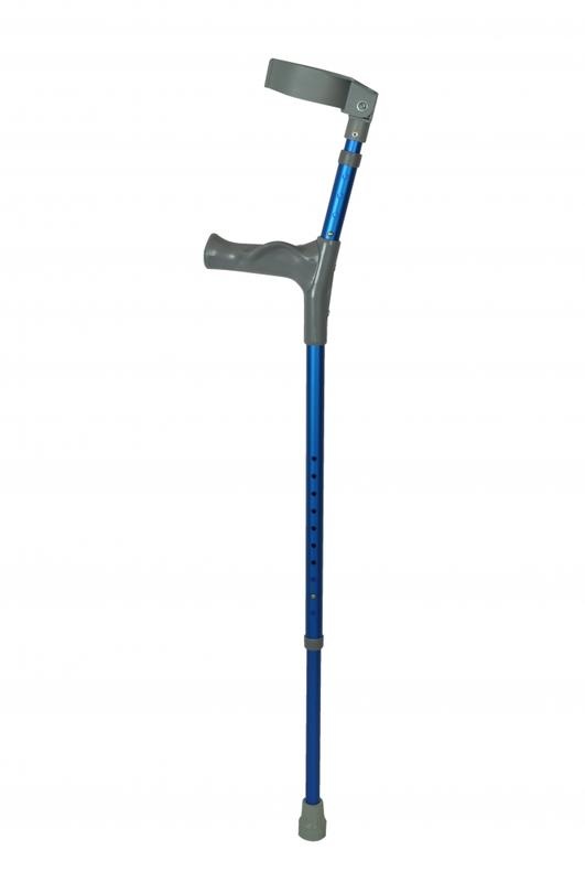 Able 2 Elleboogkrukken dubbel verstelbaar blauw metallic (2 st)