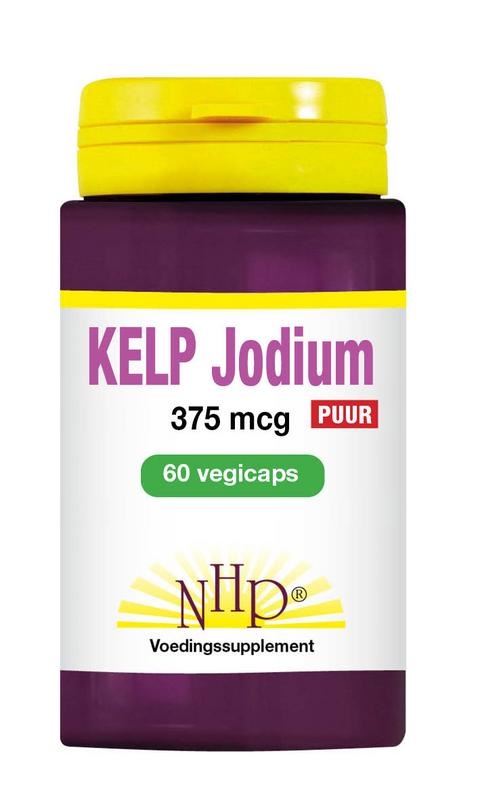 NHP NHP Kelp jodium 375mcg (60 vega caps)