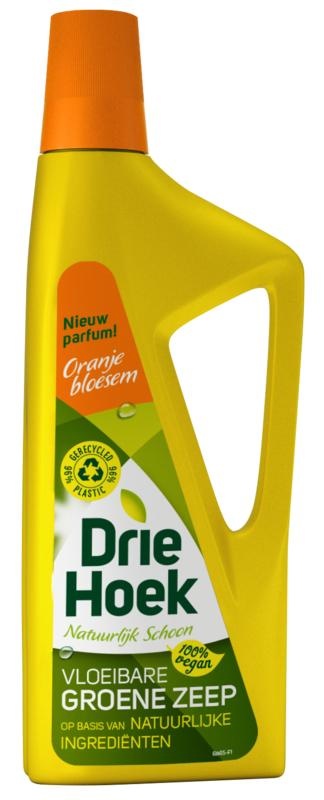 Driehoek Driehoek Vloeibare groene zeep oranjebloesem (725 ml)