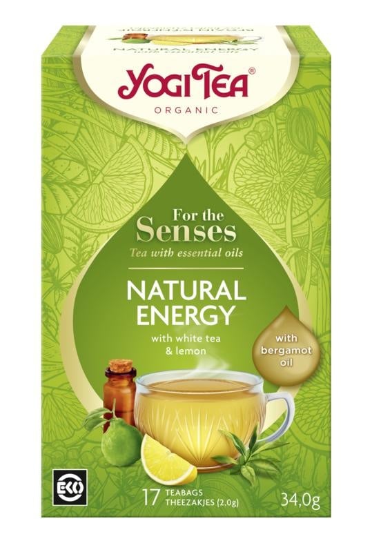 Yogi Tea Yogi Tea For the sence natural energy bio (17 Zakjes)