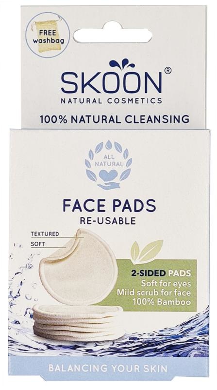 Skoon Skoon Face pads re-usable 2 sided (7 st)