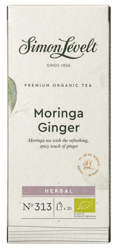 Simon Levelt Simon Levelt Moringa ginger bio (20 Zakjes)