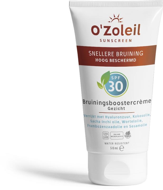 O'Zoleil O'Zoleil Bruiningsboostercreme gezicht SPF30 (50 ml)