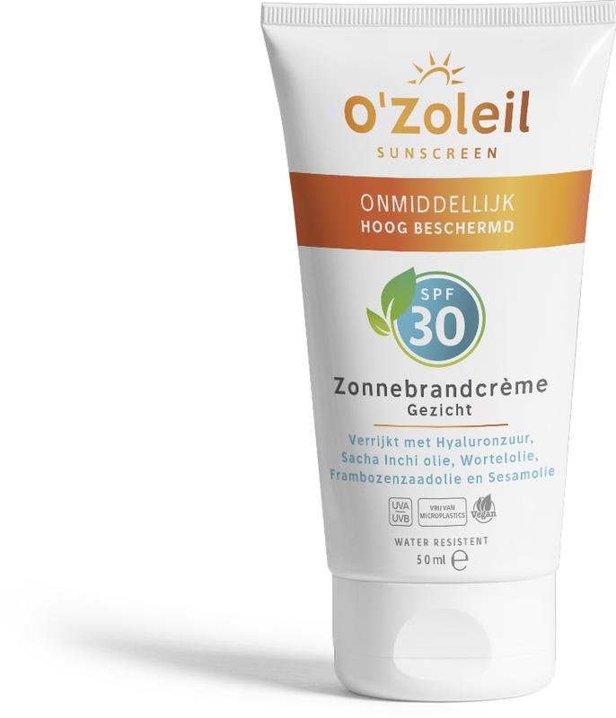 Zonnebrandcreme gezicht SPF30