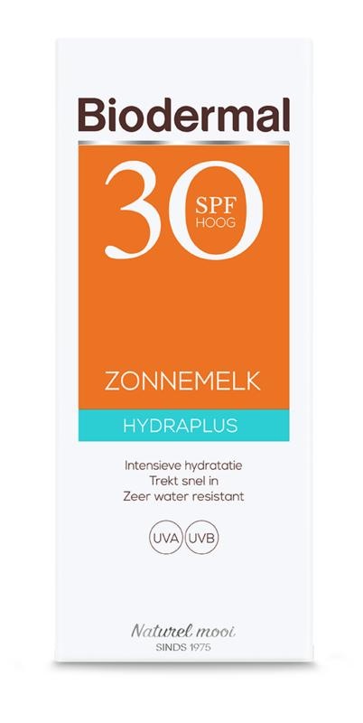 Biodermal Biodermal Zonnemelk hydraplus SPF30 (200 ml)