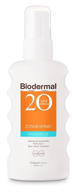 Biodermal Biodermal Zonnespray hydraplus SPF20 (175 ml)