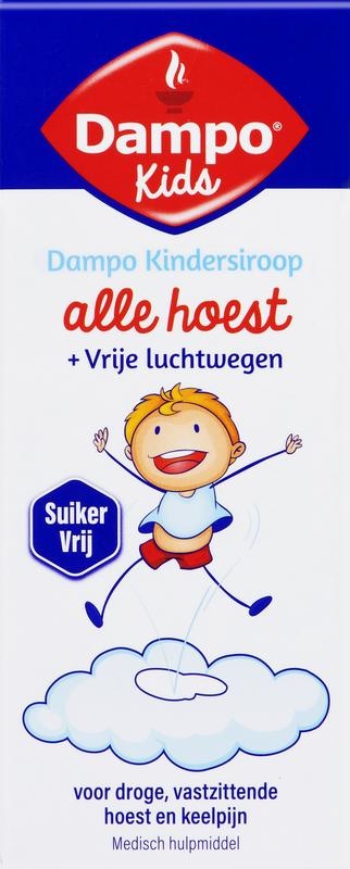 Dampo Dampo Kindersiroop alle hoest suikervrij (120 ml)