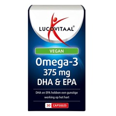 Lucovitaal Omega-3 375mg EPA & DHA vegan (30 caps)