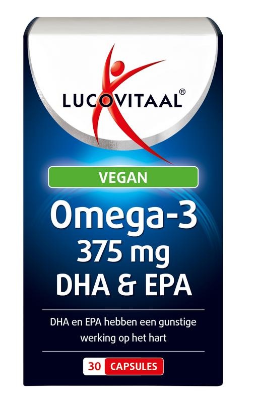 Lucovitaal Lucovitaal Omega-3 375mg EPA & DHA vegan (30 caps)