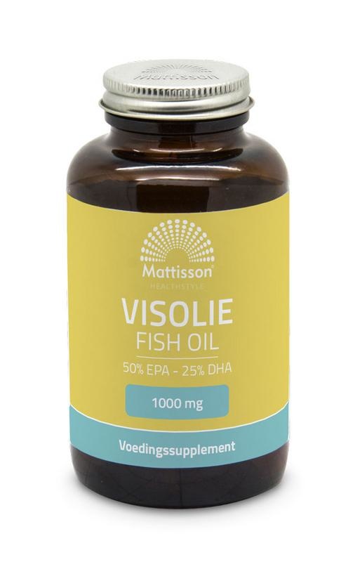 Mattisson Mattisson Omega 3 visolie 50/25 1000mg (60 caps)