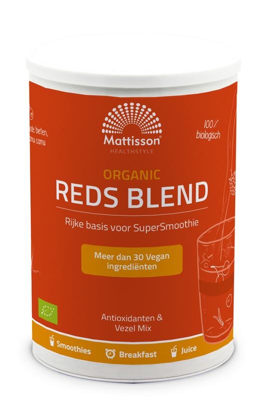 Mattisson Mattisson Reds blend poeder organic (400 gr)