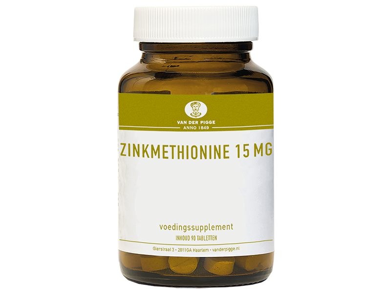 Pigge Pigge Zinkmethionine 15mg (90 tab)