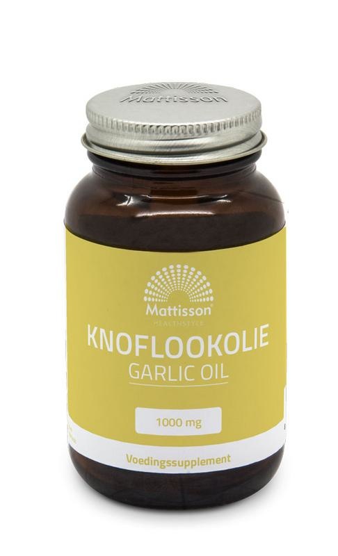 Mattisson Mattisson Knoflookolie/garlic oil 1000mg (60 caps)