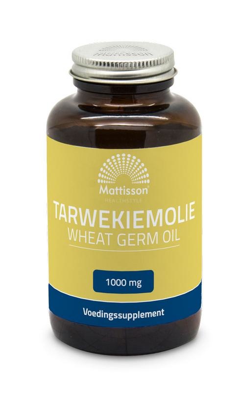 Mattisson Mattisson Tarwekiemolie/wheat germ oil 1000mg (90 caps)