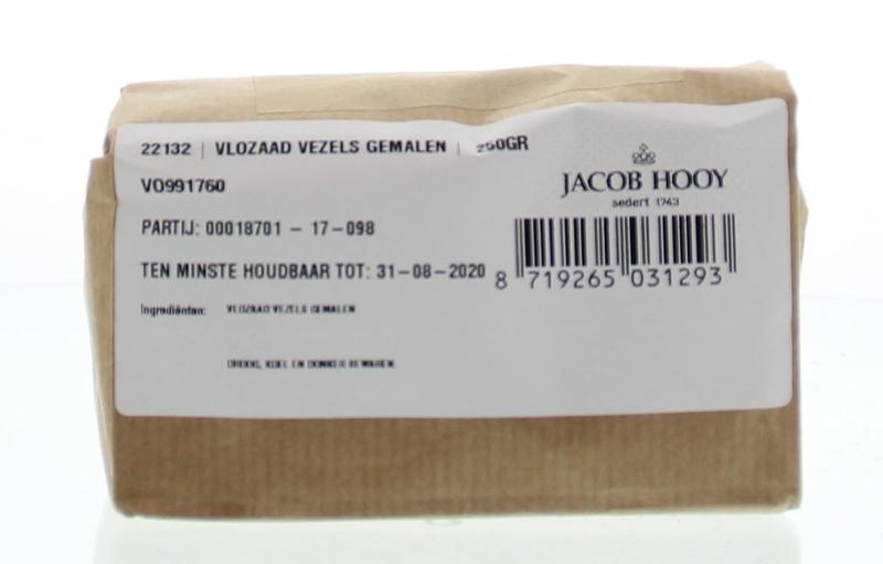 Jacob Hooy Jacob Hooy Vlozaad vezels gemalen (250 gr)