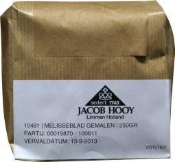 Jacob Hooy Jacob Hooy Melisseblad gemalen (250 gr)