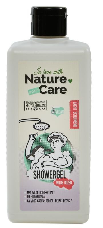 Nature Care Nature Care Showergel wilde rozen (500 ml)