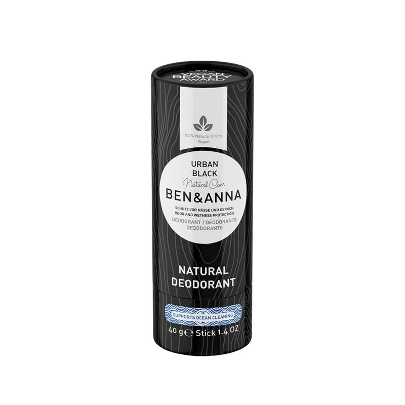 Ben & Anna Ben & Anna Deodorant urban black papertube (40 gr)