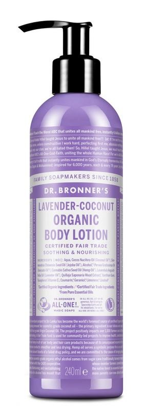 Dr Bronners Dr Bronners Bodylotion lavendel/kokos (240 ml)