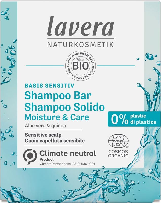 Lavera Lavera Basis Sensitiv shampoo bar moisture&care bio EN-IT (50 gr)