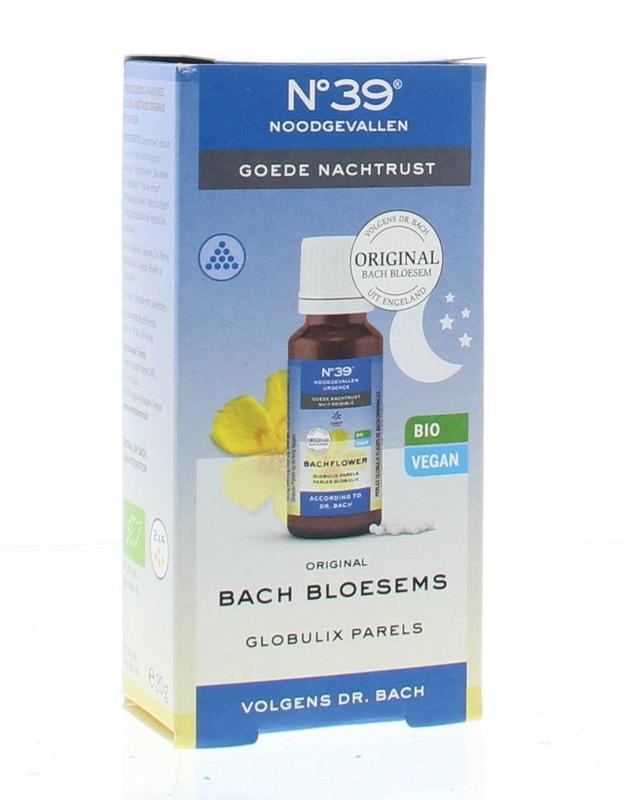 Lemonpharma Bach Lemonpharma Bach Bach bloesems globule parels nacht nr. 39 bio (20 gr)