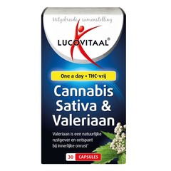 Lucovitaal Cannabis sativa & valeriaan (30 caps)