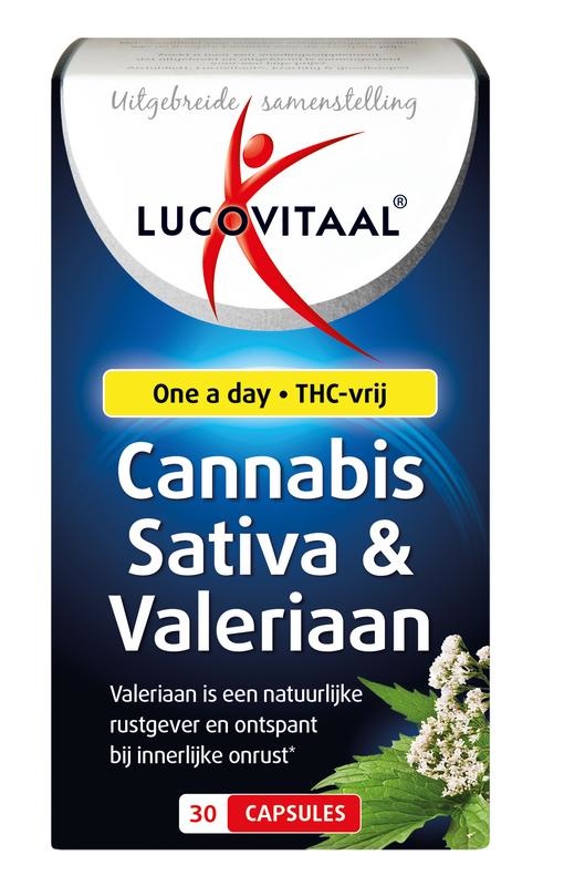 Lucovitaal Lucovitaal Cannabis sativa & valeriaan (30 caps)