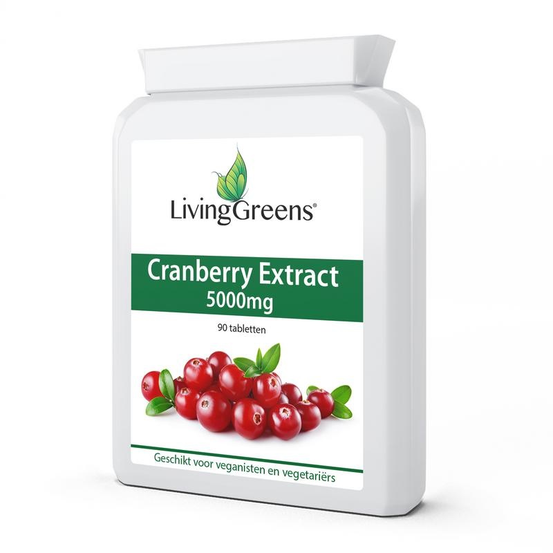 Livinggreens Cranberry extract 5000mg (90 Tabletten)