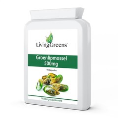 Livinggreens Groenlipmossel 500mg (90 caps)