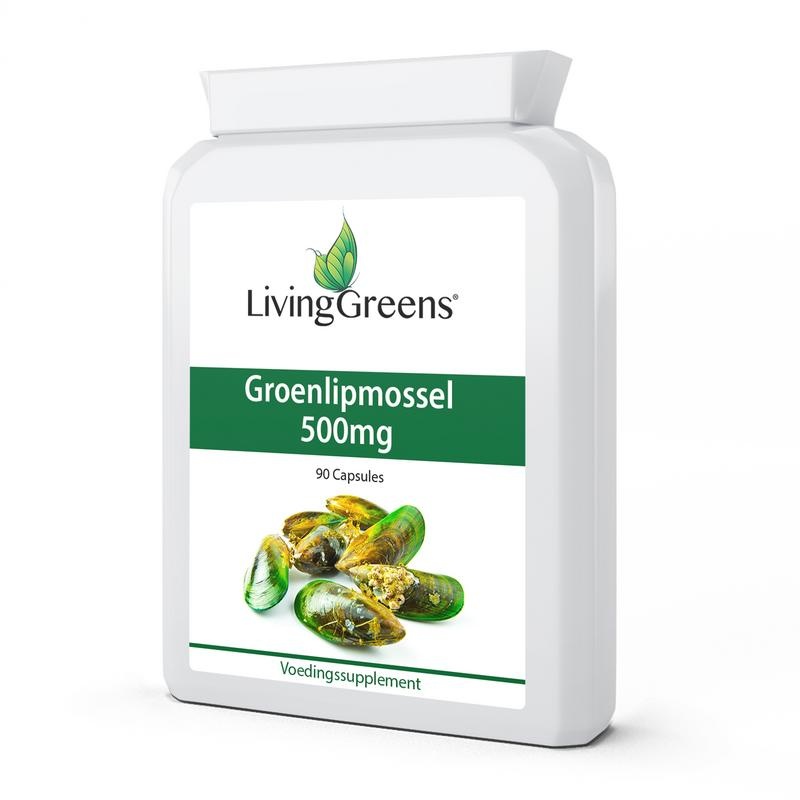 Livinggreens Groenlipmossel 500mg (90 Capsules)