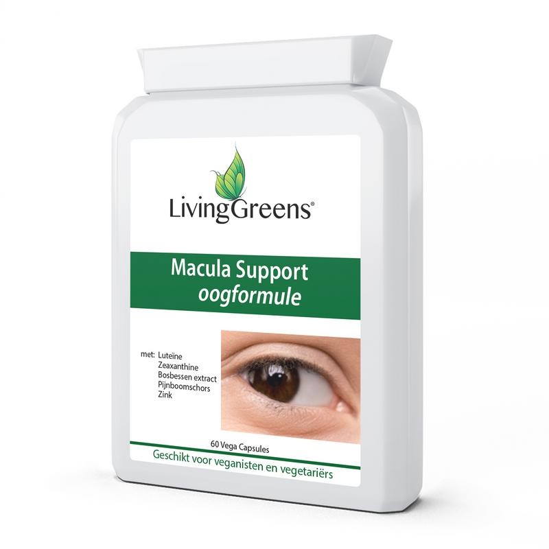 Livinggreens Macula support oogformule (60 Vegetarische capsules)