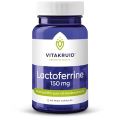 Vitakruid Lactoferrine 150 mg minimaal 95% puur + C (60 vega caps)